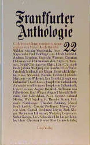Frankfurter anthologie - frankfurter,