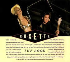 Roxette The Look / Silver Blue Vinyl Single 7inch NEAR MINT EMI