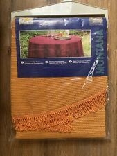 Gartentischdecke Tischdecke Weichschaummaterial rutschfest  orange 130x180 NEU