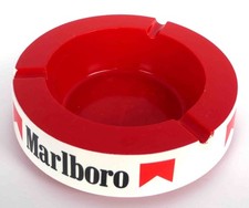Marlboro Aschenbecher Mebel Italy P87 Ascher 14,7cm rot weiß Werbung