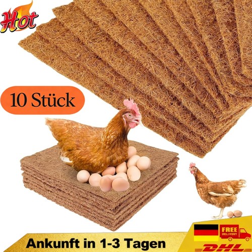 10x natürliche kokosfaser - 10x,