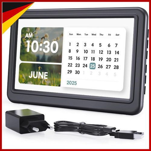 Digitaler wecker kalender - wecker, 7"