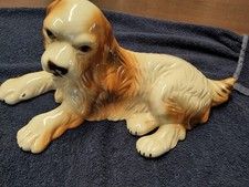 Hund ca 40 cm lang Porzellan