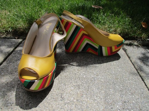 Bunte keilabsatz - bunte,