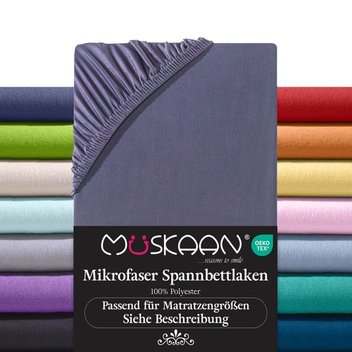 Mikrofaser spannbettlaken - mikrofaser,