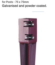 Bolzensystem 600 mm Stützspieß für Pfosten - 75 x 75 mm