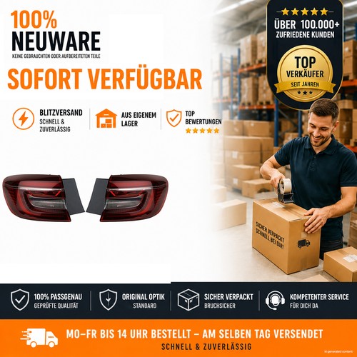 Led heckleuchten set außen - led,