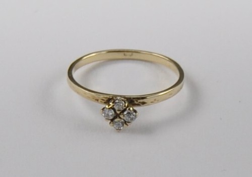 Brillant diamant raute - diamant, ring