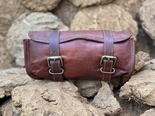 Motorrad leder werkzeugtasche - leder,