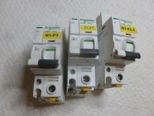 3 Stück Schneider Electric  "B" 6A Leitungsschutzschalter LS-Schalter 1-polig 