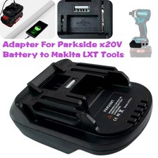 Akku Konverter Adapter für Parkside x20V Akku auf für Makita 18V LXT Werkzeuge