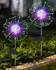 2/4X 200LED Solar Feuerwerk