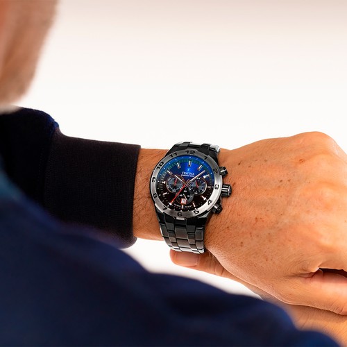 Festina herrenuhr edelstahl - herrenuhr,