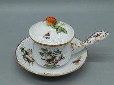 Herend Rothschild 1 Kakaotasse mit 1 Unterasse Nr. 749/RO Bouillon Porzellan