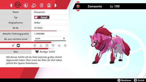 Shiny zamazenta 6iv - shiny,