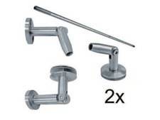 Edelstahl Vordach Glasvordach Vordachsystem Haustür Satz für Glas 8,76-17,52mm