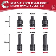 6-tlg. Innenvielzahn Kraft XZN