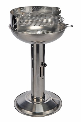 Edelstahl säulengrill - edelstahl,