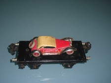 ( 4188)  Märklin Wagen mit rotem Auto Müller Dresden dekorativ - Spur 0