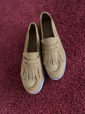 Schuhe Damen Heine Veloursleder Slipper Trotteur "Gr. 39  Neu