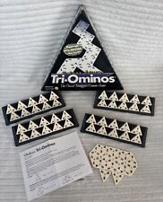 Triominoes Deluxe 2002 Edition Spiel Pressman Messingperlen komplett Vintage