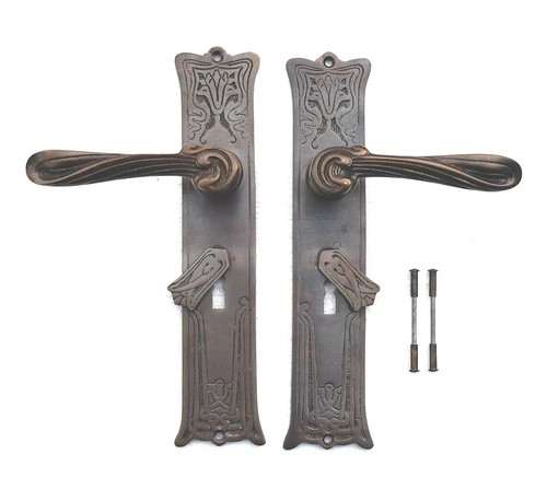 Antik style messing türgriff - antik,