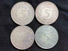 4x 5 DM 1951 D,F,G,J -