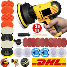 Poliermaschine Polierer Poliergerät Schleifmaschine Auto Politur Set 31tlg DHL