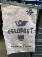 Postsack Deutsche Geldbörse alt Jute 90x57