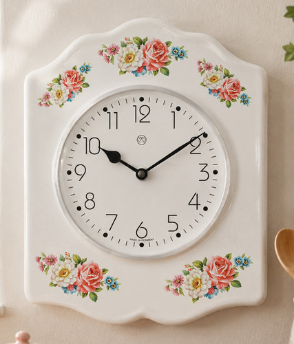 Küchenuhr wanduhr rosen - küchenuhr,