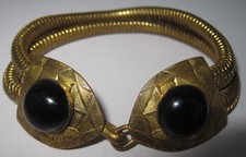 um 1920! prächtiges Schlangen-Armband ziseliert!