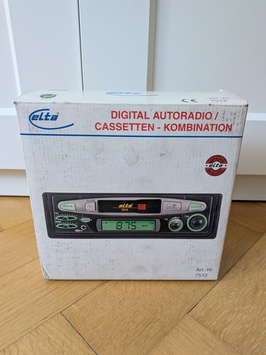 Elta 7512 kassetten autoradio - elta,