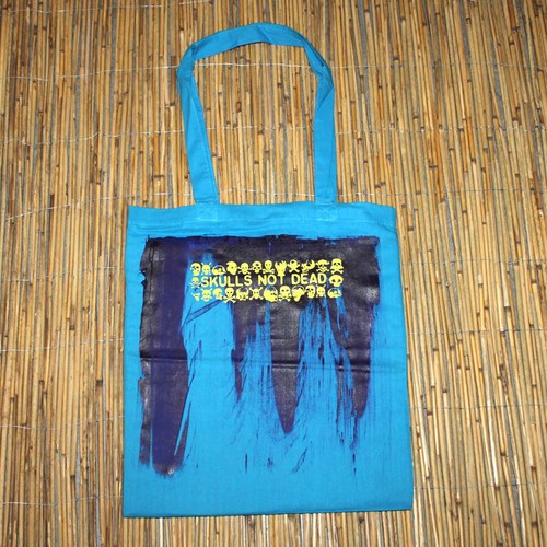 Stofftasche skulls stoffbeutel - stofftasche,