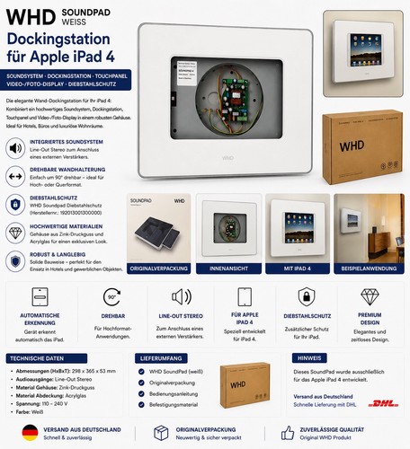 Whd soundpad weiß - whd,