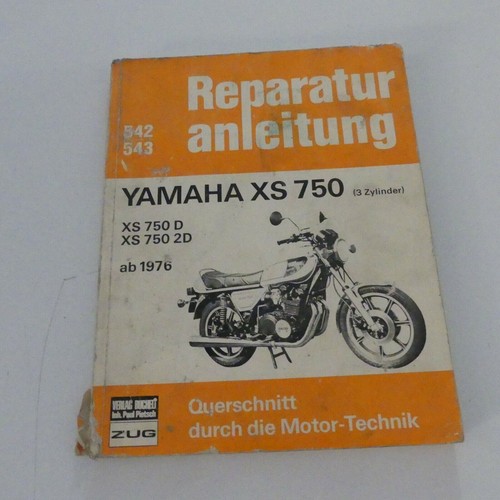 Yamaha 750 handbuch - xs, d