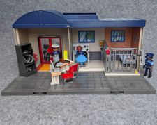 Playmobil 5299 / 5689 Polizeistation Gefängnis Knast Käfig Police Office Jail