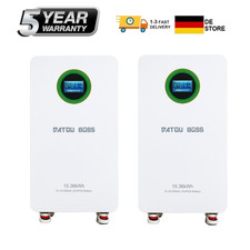 2Pack*15.36kWh Batteriespeicher 51.2V 48V PV 300Ah LiFePO4 Lithium Standspeicher
