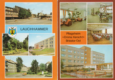 26/987 AK LAUCHHAMMER  OLDTIMER VOLKSPARK  1986 - BRIESKE OST PFLEGEHEIM 1987