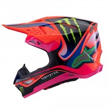 Alpinestars S-M10 MX Helm - Deegan Monster Replica ECE06 (orange/lila/pink)