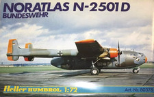 Heller Humbrol Nr.: 80378 , Nord 2501 Noratlas Bundeswehr vintage 1981 -AR-
