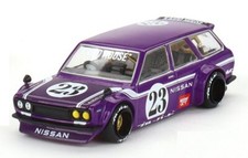 DATSUN 510 Wagon CARBON FIBER V1 - KAIDO  - purple - Mini GT 1:64