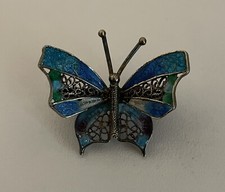 Schmetterling Brosche 800er