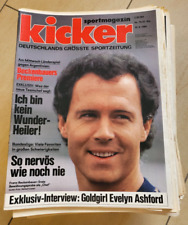 Kicker  Sportmagazin Jahrgang 1984  - 64 verschiedene Ausgaben - Konvolut  