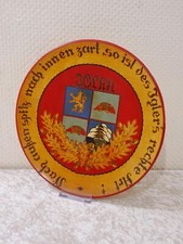 Holz Wandteller Siebenbürgen Wappen - Vintage - Souvenir - 27 cm