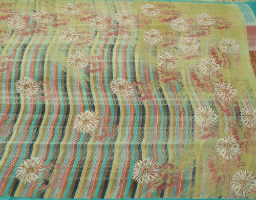 Sushila vintage grüner sari - sushila,