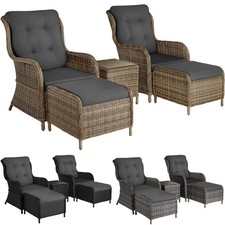 Polyrattan Möbelset Alu