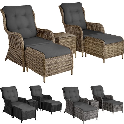 Polyrattan möbelset alu - möbelset,