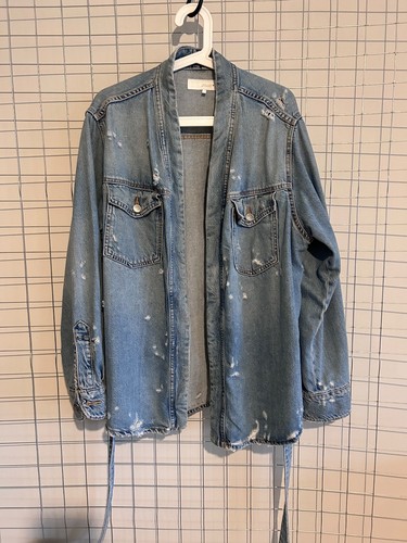 Zara kimonostyle jeansjacke - zara,