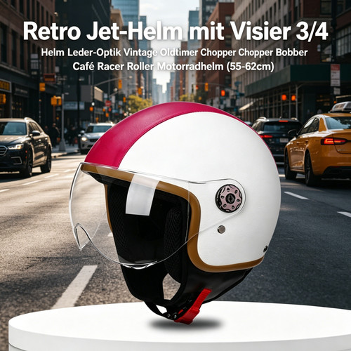 Vintage motorradhelm - vintage,