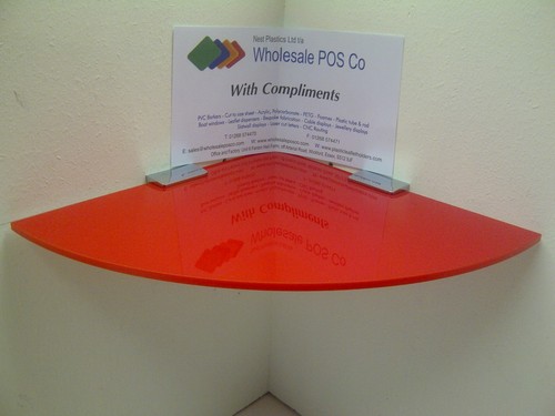 Acryl plexiglas rot eckregal - rot,